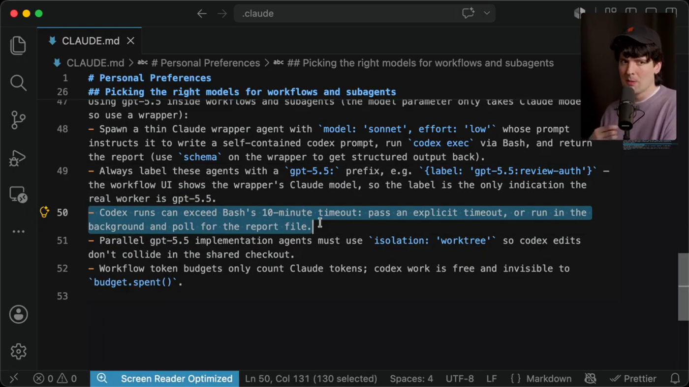 CLAUDE.md wrapper mechanics